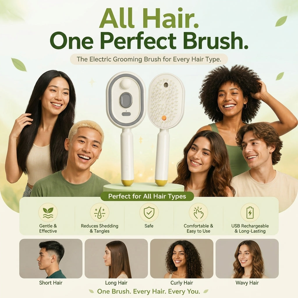 Luminax™ Moisture Spray Massage Comb