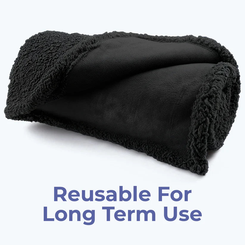 Waterproof Intimacy Blanket - Double / Black