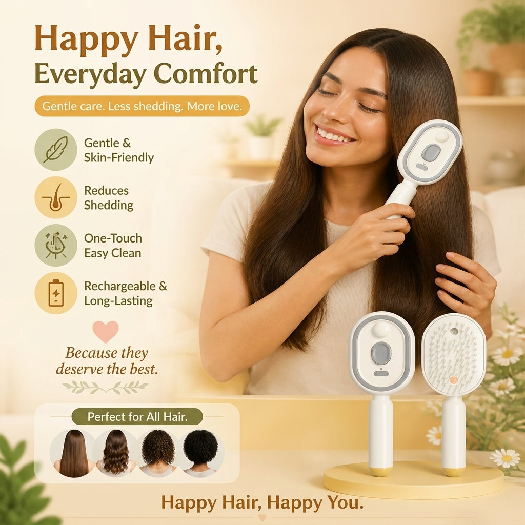 Luminax™ Moisture Spray Massage Comb